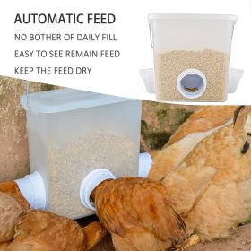 Automatic Chicken Feeder and Waterer Set