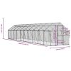 Aviary Silver 5.9'x32.8'x6.1' Aluminum