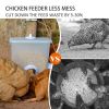 Automatic Chicken Feeder and Waterer Set