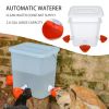 Automatic Chicken Feeder and Waterer Set