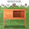 36" Single Deck Waterproof Wooden Chicken Coop Hen House Pet Animal Poultry Cage Rabbit Hutch Natura