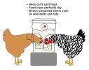 20lb BPA-Free Chicken Feeder with Large Ports