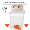 Automatic Chicken Feeder and Waterer Set