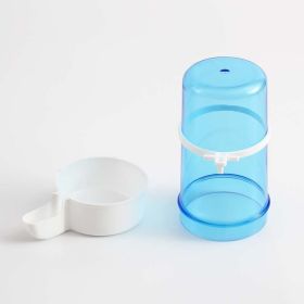 Convenient Edible Bird Water Pipe PP Edible Blue Water Food (Color: Blue)