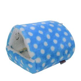 Hamster Bird House Bed (Option: Blue-XL)