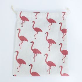 Drawstring storage bag (Option: White-L)