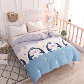 Cotton bed quilt cover (Option: Penguin-200x230cm)