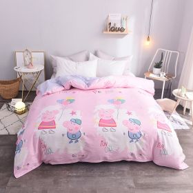 Cotton bed quilt cover (Option: Pig-160x210cm)