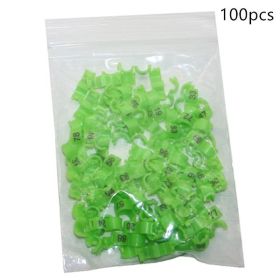 Bird foot ring split ring (Option: Green-4.5MM-100pcs)