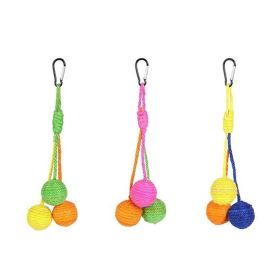 Cat Scratcher Ball, Chewable Scratcher For Kittens Chewable Interactive Cat Sisal Rope Ball Toy Cat Ball, Rolling Ball Scratch Cat Toy For Indoor Kitt (Option: 3Pcs)