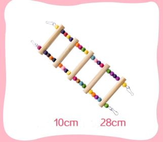 Parrot Bird With Toy Supplies Swing Ring Aerial Ladder Climbing Ladder (Option: Five aerial ladders)