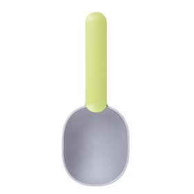 Pet Food Scoop With Ergonomic Bag Clip Handle For Cats Puppies And Small Dogs Measuring Scoop Dog Food Scoop, Plastic Measuring Cup Pet Food Feeding 1 (Color: Green)