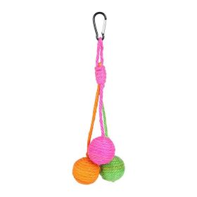 Cat Scratcher Ball, Chewable Scratcher For Kittens Chewable Interactive Cat Sisal Rope Ball Toy Cat Ball, Rolling Ball Scratch Cat Toy For Indoor Kitt (Option: POG)