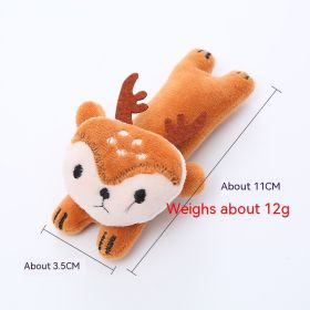 Pet Cat Plush Toy Bite Toy Catnip Pet Supplies (Option: Deer-Cat Toy)