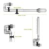 3-Stage External Canister Filter for 28 Gallon Aquarium Fish Tank 105gph 6W Easy Installation Silent
